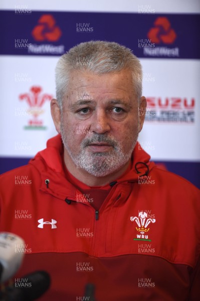 200218 - Wales Rugby Media Interviews - Warren Gatland talks to media