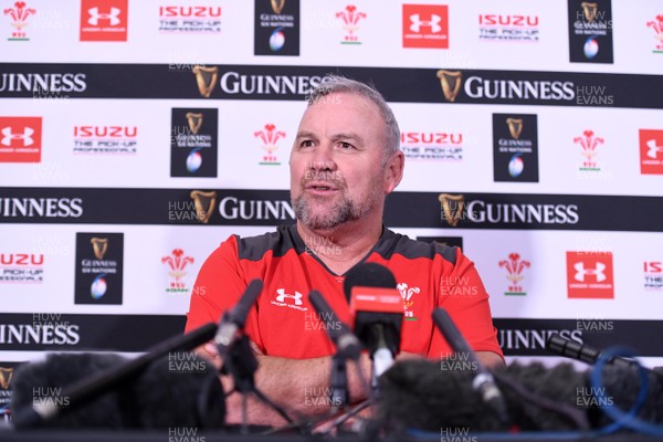 200220 - Wales Rugby Team Announcement - Wales head coach Wayne Pivac talks to media