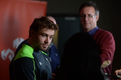 201114 - Wales Rugby Media Interviews -Leigh Halfpenny talks to media