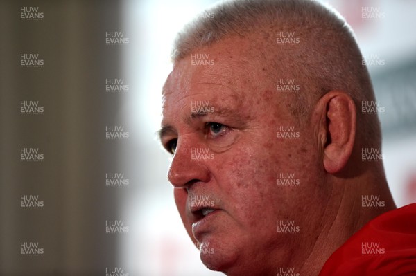 210219 - Wales Rugby Media Interviews - Wales head coach Warren Gatland talks to media