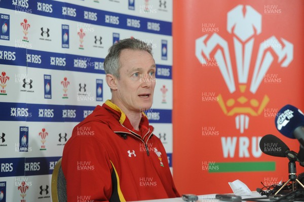 220216 - Wales Rugby Media Interviews -Rob Howley talks to media