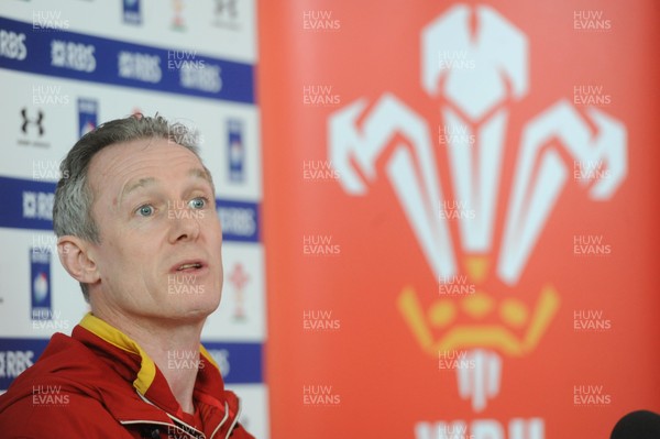 220216 - Wales Rugby Media Interviews -Rob Howley talks to media