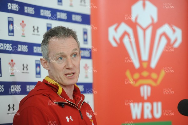 220216 - Wales Rugby Media Interviews -Rob Howley talks to media