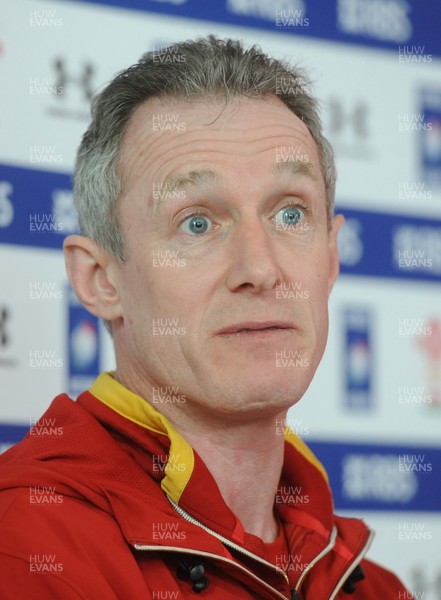 220216 - Wales Rugby Media Interviews -Rob Howley talks to media