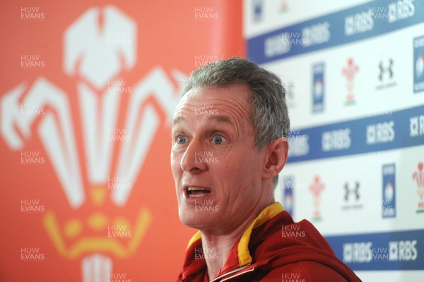 220216 - Wales Rugby Media Interviews -Rob Howley talks to media