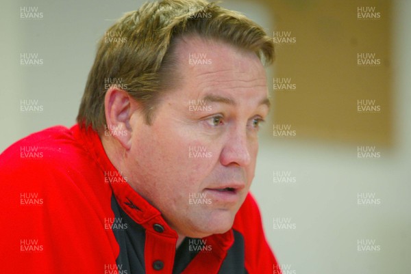 240803 - Wales Rugby Media Interviews - Steve Hansen during today's press conference, following defeat at the hands of England