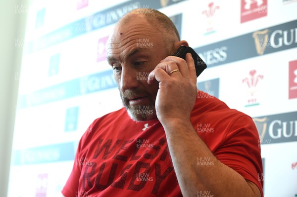 280119 - Wales Rugby Media Interviews - Robin McBryde talks to media
