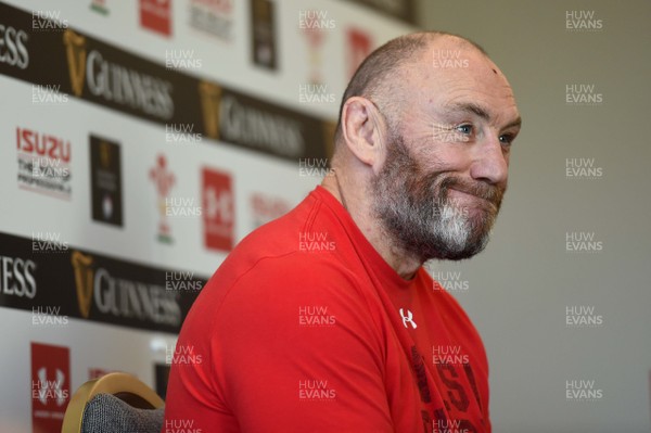 280119 - Wales Rugby Media Interviews - Robin McBryde talks to media
