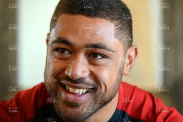 280915 - Wales Rugby Media Interviews -Taulupe Faletau talks to media