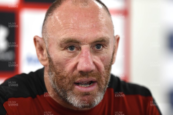 300517 - Wales Rugby Media Interviews - Robin McBryde talks to media