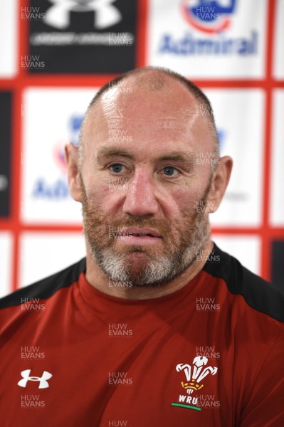 300517 - Wales Rugby Media Interviews - Robin McBryde talks to media