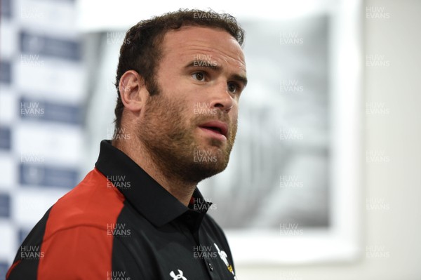 300517 - Wales Rugby Media Interviews - Jamie Roberts talks to media