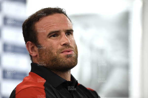 300517 - Wales Rugby Media Interviews - Jamie Roberts talks to media