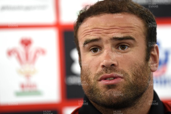 300517 - Wales Rugby Media Interviews - Jamie Roberts talks to media