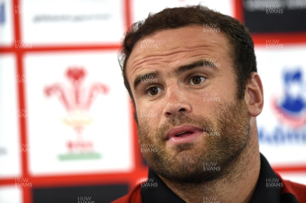 300517 - Wales Rugby Media Interviews - Jamie Roberts talks to media