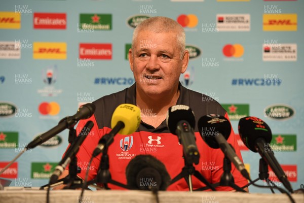 301019 - Wales Rugby Media Interviews - Warren Gatland talks to media