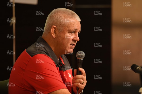 301019 - Wales Rugby Media Interviews - Warren Gatland talks to media