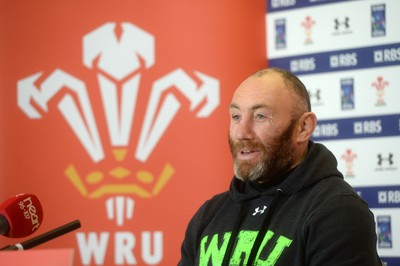 300115 - Wales Rugby Media Interviews -Robin McBryde talks to media