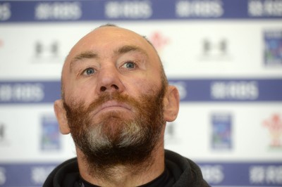 300115 - Wales Rugby Media Interviews -Robin McBryde talks to media