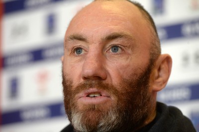 300115 - Wales Rugby Media Interviews -Robin McBryde talks to media