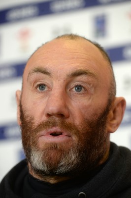 300115 - Wales Rugby Media Interviews -Robin McBryde talks to media