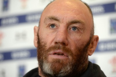 300115 - Wales Rugby Media Interviews -Robin McBryde talks to media