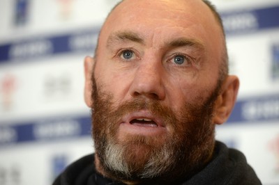 300115 - Wales Rugby Media Interviews -Robin McBryde talks to media