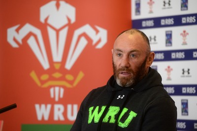 300115 - Wales Rugby Media Interviews -Robin McBryde talks to media