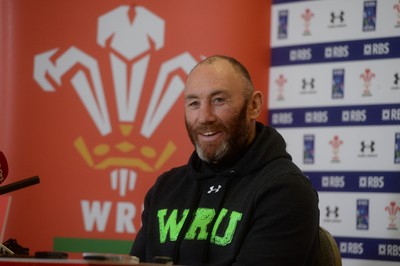 300115 - Wales Rugby Media Interviews -Robin McBryde talks to media