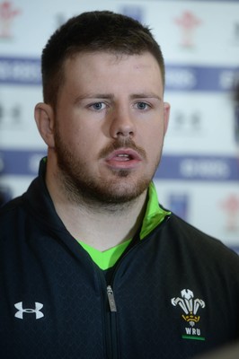 300115 - Wales Rugby Media Interviews -Rob Evans talks to media