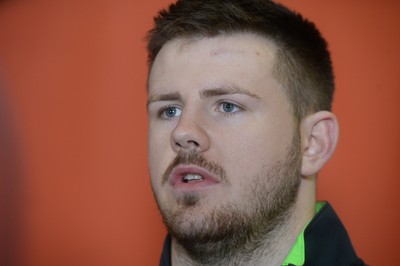 300115 - Wales Rugby Media Interviews -Rob Evans talks to media