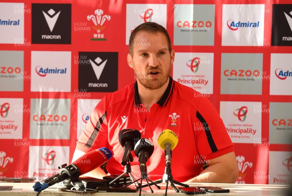 120722 - Wales Rugby Media Session - Gethin Jenkins during a media session