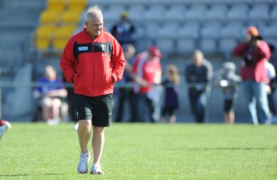 04.09.11 - Wales Rugby Training - Head coach Warren Gatland during an open training. 