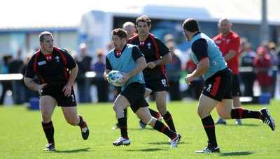 04.09.11 - Wales Rugby Training - Shane Williams during an open training. 
