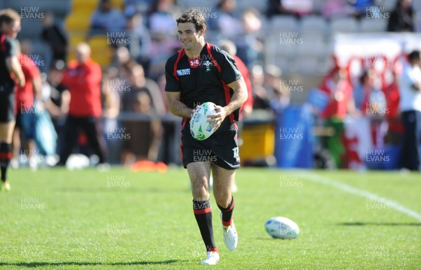 04.09.11 - Wales Rugby Training - Mike Phillips during an open training. 
