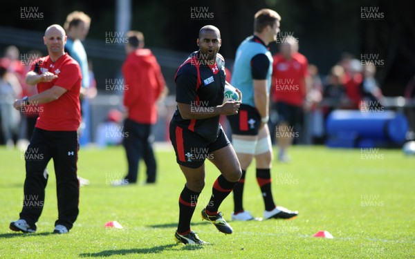 04.09.11 - Wales Rugby Training - Aled Bew during an open training. 