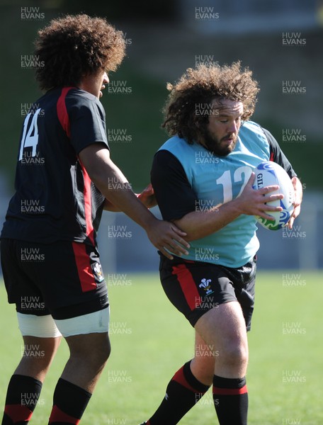 04.09.11 - Wales Rugby Training - Adam Jones during an open training. 