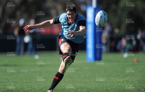 04.09.11 - Wales Rugby Training - James Hook during an open training. 