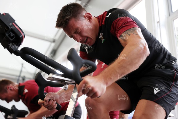 290923 - Wales Rugby return to training after their break from the Rugby World Cup - Josh Adams during training