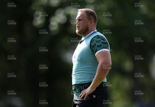 290923 - Wales Rugby hold an Open Training Session - Corey Domachowski during training