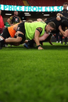 291025 - Wales Rugby Open Training - Alex Mann during training