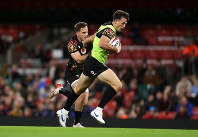 291025 - Wales Rugby Open Training - Louie Hennessey during training
