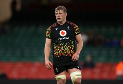 291025 - Wales Rugby Open Training - Jac Morgan during training