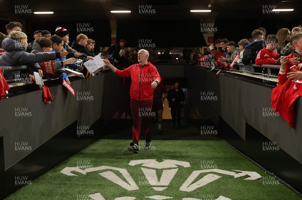 291025 - Wales Rugby Open Training - Steve Tandy, Head Coach