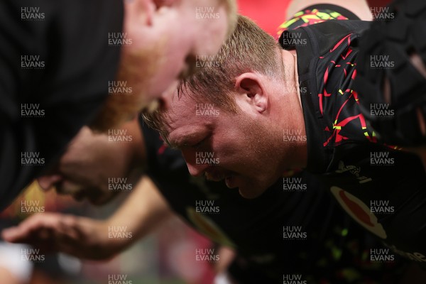 291025 - Wales Rugby Open Training - Dewi Lake during training