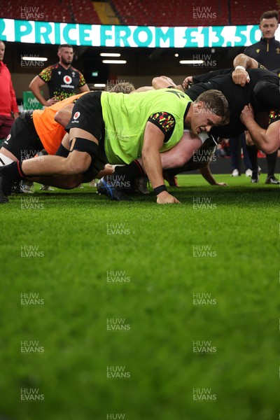 291025 - Wales Rugby Open Training - Alex Mann during training