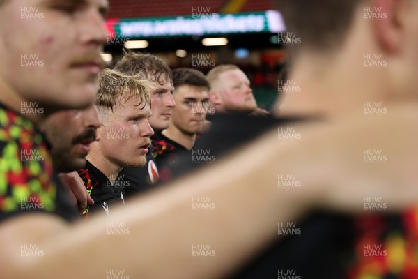 291025 - Wales Rugby Open Training - Blair Murray during training