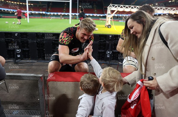 291025 - Wales Rugby Open Training - Taine Plumtree during fan signing