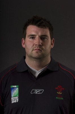 20.08.07 - Wales Rugby World Cup 2007 Portraits - Rhys Long (Analyst) 