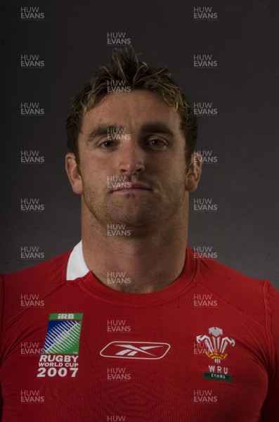 20.08.07 - Wales Rugby World Cup 2007 Portraits - Huw Bennett 